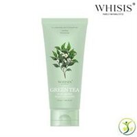 WHISIS Green Tea Pore Refine Foam Cleansing  Sữa Rửa Mặt Trà Xanh Giảm Mụn Làm Sạch Sâu Lỗ Chân Lông