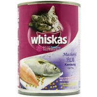 Whiskas Mackerel 400gr - Pate Whiskas lon vị cá thu cho mèo