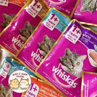 WHISKAS PATE GÓI 85g (MÈO LỚN-MÈO CON)
