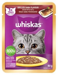 Whiskas Pate Vị Cá Saba Nướng Dành Cho Mèo