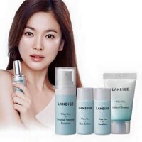 White dew trial kit (4 item) - Kit dưỡng trắng da Laneige