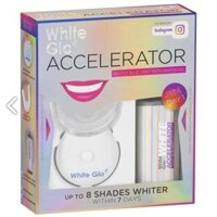 White Glo White Accelerator Blue Light Teeth Whitening System: Bộ kích trắng răng bằng Ánh sáng xanh