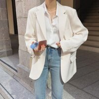 White mini suit jacket versatile suit suit suit top