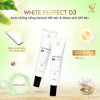 White Perfect D3 Kem chống nắng Glass Skin SPF50+ PA++++