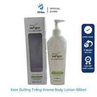 White Relaxing Body Lotion sữa dưỡng trắng aroma NL300 chiết xuất từ trái cây 480ml