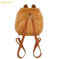 Whol Trẻ Em Sang Trọng Búp Bê Túi Đeo Vai Nữ Capybaras Túi Đeo Ngang Ba Lô Nhỏ Bé Gái Động Vật Sứ Giả Túi Cho Mùa Đông