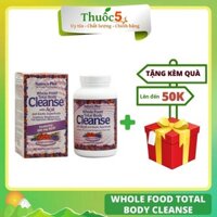 Whole Food Total Body Cleanse thanh lọc giải độc cơ thể, giải độc gan hộp 168 viên