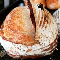 Wholewheat Sourdough Bread With Dried Raisins (Vegan)