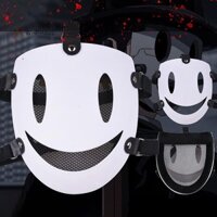 Whphous Anime Cosplay Tenkuu Shinpan High-Rise Invasion Mặt nạ Cosplay Mũ Mặt nạ trắng Đạo cụ trang phục Samurai Nhật Bản Đẹp