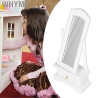 WHYME Jopwkuin Mini Baby Doll Firror Firror Firm và Bag Búp bê Bag cho búp bê búp bê (màu xanh trắng)
