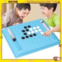 WHYME Lật Cờ Vua Chiến Lược Board Game Lật Bàn Cờ Đen Trắng Họ Cha Mẹ Con Tương Tác Di Động Cho Gia Đình