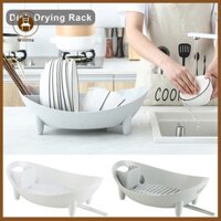 [Wi] Giá phơi bát đĩa Dung tích lớn Thiết kế khe cắm nâng chịu tải mạnh Tấm đế nâng cao Bát đựng dao kéo Hộp đựng đồ dùng nhà bếp