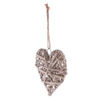 Wicker Craft Địa điểm Cưới Trang Trí Tường Trang Trí Với Chuỗi - Heart