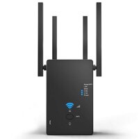 WiFi Repeater-WiFi Range Extender Booster, AC1200 Dual Band High Speed up to 1200Mbps, 360° Wide Coverage Eliminate WiFi Dead Zones, Support WPS On...