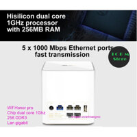 Wifi router Huawei Honor pro tốc độ cao AC1200, AX3000 Lan gigabit, tính năng Mesh nhiều router