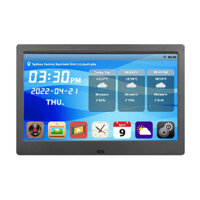 WiFi Weather Forecast Digital Photo Frame Intelligent Color Screen Perpetual Calendar Alarm Clock Calendar Temperature a