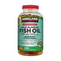 Wild Alaskan Fish Oil 1400mg Kirkland 230 viên