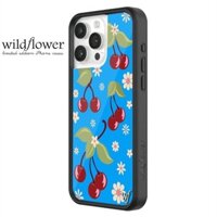 Wildflower cherry wf Ốp lưng iPhone 15 14 Plus 12 13 Pro Max Acrylic Cứng Vỏ Chống Sốc Ốp Lưng