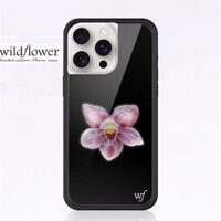 Wildflower Orchid wf Ốp lưng iPhone 16 16Pro 15 14 13 12 Pro Max Acrylic Cứng Vỏ Chống Sốc Ốp Lưng