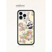 Wildflower Safari Babies Ốp lưng iPhone 16 15 14 13 12 Pro Max Cứng WF Vỏ Silicon Chống Rơi Ốp Lưng Chống Sốc Cho iPhone 14 15 16 Plus
