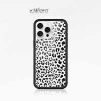 Wildflower Snow Meow Tên chung WF Vỏ điện thoại cho iPhone 16 15 14 13 12 Pro Max Silicone cứng Chống rơi Ốp lưng chống sốc cho iPhone 14 15 16 Plus