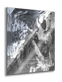 Wiley, Marta 17x24 High Definition Metal Art Panel Print Titled: BandW Festive II