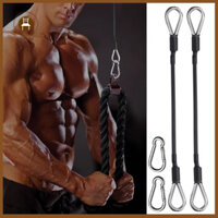 Wilitto Home Gym Dây Nối Dài Cáp Tập Gym Bằng Thép Không Gỉ Nối Dài 2 Bộ Cáp Tập Gym Với Thép Không Gỉ Carabiner Cho Phòng Tập Gym Gia Đình Cáp Thay Thế Cho Lat / triep Cho Đông Nam