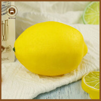 Wilitto Quả chanh giả có thể tái sử dụng Trang trí giả 12 quả chanh vàng nhân tạo thực tế cho trang trí văn phòng tại nhà Bọt trái cây Trung tâm Đạo cụ chụp ảnh Làm mới không gian của bạn