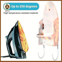 Wilitto Sắt Móc Treo Người Tổ Chức Bảng Ủi Giá Để Đồ Tiết Kiệm Không Gian Bàn ủi Giá Đỡ Dễ Dàng Lắp Đặt Móc Treo Tường Chịu Nhiệt Để Bảo Quản Chịu Lực Mạnh