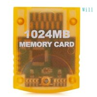 Will For-GameCube cho GC 1024MB Thẻ Nhớ Cho Wii Console Memory Storage Card Saver