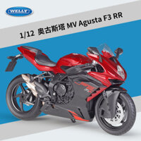 Willie WELLY1: 12 Augusta 2022 MV Agusta F3 RR Mô phỏng mô hình xe máy hợp kim