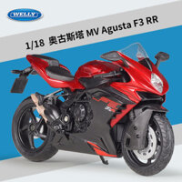 Willie WELLY1: 18 Augusta MV Agusta F3 RR Mô Phỏng Hợp Kim Đường Xe Máy Mô Hình