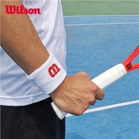 Wilson Băng Quấn Cổ Tay Thấm Hút Mồ Hôi Chuyên Dụng Cho Nam Nữ Chơi Bóng Rổ tennis Cầu Lông