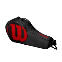 Wilson Junior 3pk Tennis Bag, Black/Red