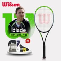Wilson Wilsheng Blade98 Vợt tennis Chuyên nghiệp Bắn và nữ Wilson Suit Sợi carbon đơn Vợt