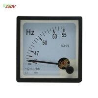 Win Ampe kế Máy kiểm tra điện áp tương tự Hertz 45-55Hz Đồng hồ vạn năng Loại con trỏ Đồng hồ đo công suất