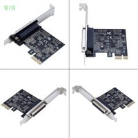 Win Cổng song song DB25 25Pin PCIE Riser Card Máy in LPT sang PCI-E cho Express Conver
