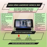 Winca S300 Pro 360 12.3 inch 4GB 64GB Màn Hình Android Dùng Chung