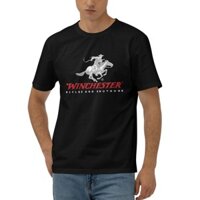 Winchester Lặp Lại Vũ Khí Súng Trường Bắn Súng Săn Bắn Chiến Thuật Áo Thun Cotton Phổ Biến Cho Nam