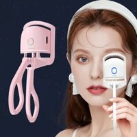 Windee Eyelash Curler Electric Curler Electric Heating 2-Step Temperature Control Type-C Rechargeable Portable, Pink