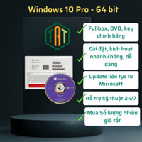 Windows 10 Pro 64-bit Eng Intl 1pk DSP OEI DVD - Hàng Chính Hãng