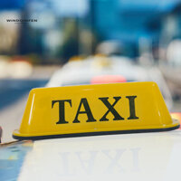 Windqinfen Không Đấm Taxi Đèn Tiếp Liệu Ô Tô Taxi Mái Tín Hiệu Đèn Quan Sát