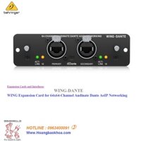 WING-DANTE Expansion Cards and Interfaces Behringer - Card Mở Rộng Âm Thanh