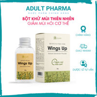 Wings up - Bột khử mùi hôi nách, phèn chua khử hôi nách, hôi chân, giảm tiết mồ hôi của Cỏ Mềm Homelab 25g