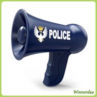 Winn Đồ chơi điện tử Megaphone Thay đổi giọng nói cho cảnh sát Âm thanh còi báo động Tập đi Giả vờ