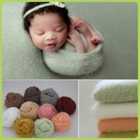 Winn Quấn Đầm Chăn Ga Gối Ngủ Quà Tặng Cho Bé Mohair Chăn Trẻ Sơ Sinh Quấn