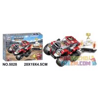 Winner 5028  CHÂN TO bộ đồ chơi xếp lắp ráp ghép mô hình Rock City Thành Phố Đá 155 khối