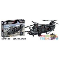 Winner 5123  MÁY BAY VẬN TẢI SWAT bộ đồ chơi xếp lắp ráp ghép mô hình Justice Guard JUSTICE VANGUARD Cảnh Sát Bảo Vệ Hòa Bình 767 khối