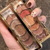 Winnie the Pooh 7 Màu Mousse Velvet Phấn Mắt Bảng Matte Pearlescent Nhấp Nháy Đến Cuối Kim Cương Phấn Mắt Winnie the Pooh 3.29c