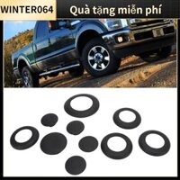 Winter064 Bánh xe thứ năm Hitch Puck Cover Plug Trim Ring Kit BC3Z 99000A25 A cho F‑450 F‑550 Super Duty 2011‑2022